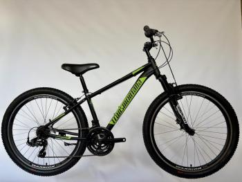 MTB 1.0 teleszkópos férfi kerékpár 26", fekete-zöld Kép
