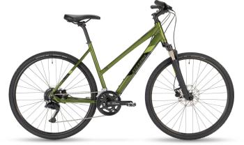 5X cross trekking női kerékpár, olive Kép