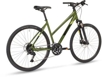 5X cross trekking női kerékpár, olive 3.Kép