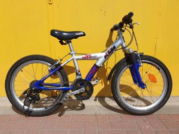 Használt 20"-as KTM Kid YS alu junior MTB, kék-ezüst Kép