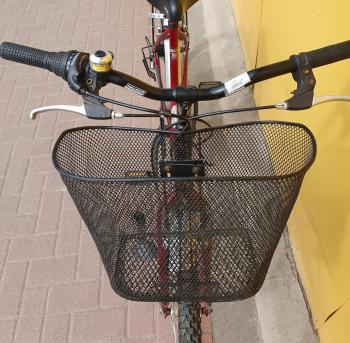 Használt 26"-os Hauser Swan city kerékpár, bordó 2.Kép