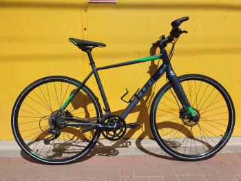 Használt 28"-os Cube SL Road Pro trekking kerékpár, grafit-zöld Kép