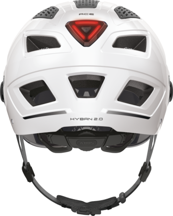 Hyban 2.0 Ace Visor kerékpáros sisak, polar white 3.Kép