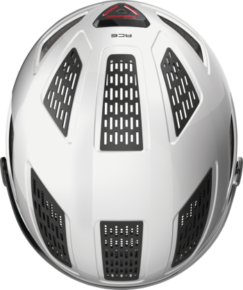 Hyban 2.0 Ace Visor kerékpáros sisak, polar white 4.Kép