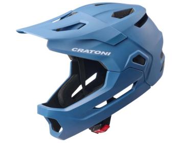 MADCAT fullface kerékpáros sisak, matt kék Kép