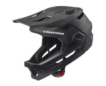 MADCAT fullface kerékpáros sisak, matt fekete Kép