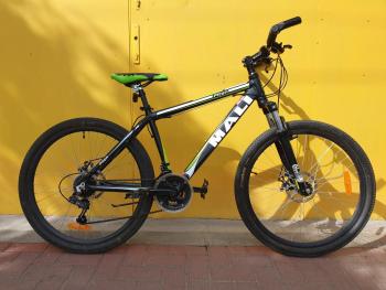 Használt 26"-os Mali Piton MTB kerékpár, fekete-zöld Kép