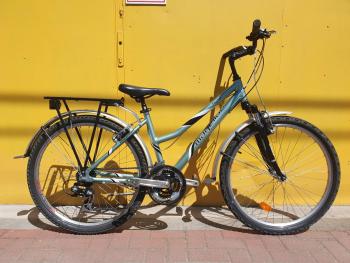 Használt 26"-os Magellan Hydra MTB kerékpár, alma zöld Kép