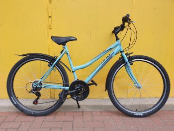 Használt 26"-os TransMontana MTB kerékpár, celeste-fekete Kép