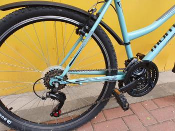 Használt 26"-os TransMontana MTB kerékpár, celeste-fekete 2.Kép