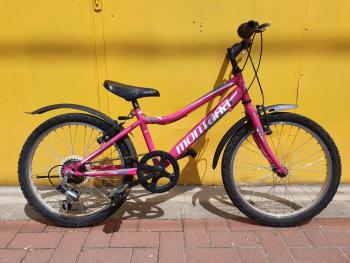 Használt 20"-as TransMontana junior MTB, pink Kép