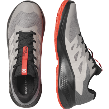 Alphaglide terepfutó cipő, cloudburst-black-fiery red 2.Kép