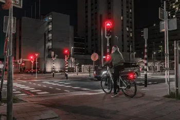 Juno dinamós E-bike kerékpár lámpa, hátsó 6.Kép