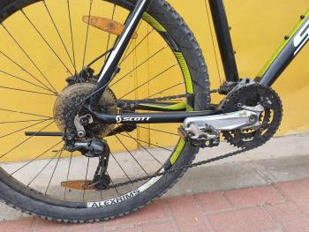 Használt 26"-os Scott Aspect  MTB kerékpár, fekete-zöld 2.Kép