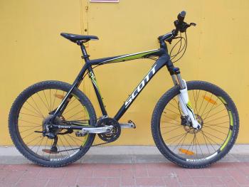 Használt 26"-os Scott Aspect  MTB kerékpár, fekete-zöld Kép