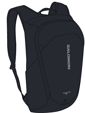Trailblazer 10 hátizsák, 10 liter black-alloy 8.Kép