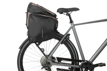Move Trunkbag DOUBLE táska, csomagtartóra, 18-26L, barna 3.Kép