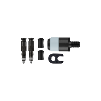 Clik Valve szelepátalakító + adapter, Presta (szingó) helyére, SV-SCV, fekete Kép