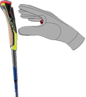 Traveller FX One Carbon Nordic Walking túrabot, silver grey-midnight blue 4.Kép