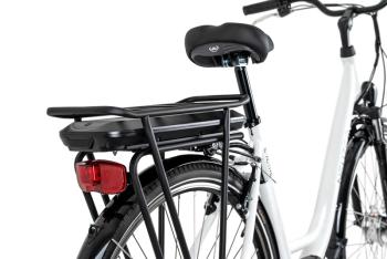 Amigo e-Active 28" női E-Trekking, teleszkópos, matt fehér 3.Kép