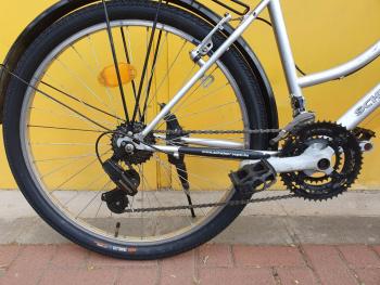 Használt 26"-os Schwinn Csepel Ambition MTB kerékpár, kék-ezüst 2.Kép