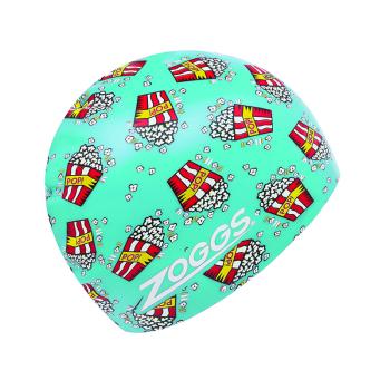 Silicone Printed úszósapka, kék popcorn Kép