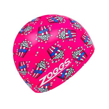 Silicone Printed úszósapka, piros popcorn Kép