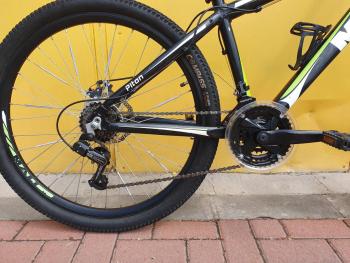 Használt 26"-os Mali Piton alu MTB kerékpár, fekete-zöld 2.Kép