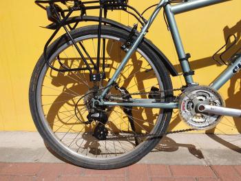 Használt 26"-os Cheyenne Colt alu MTB kerékpár, kék-szürke 2.Kép