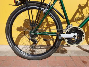 Használt 26"-os Gepida Alboin MTB kerékpár, zöld-sárga 2.Kép